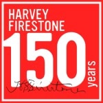 Logo 150 años de Firestone