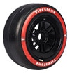 race tire with red sidewall