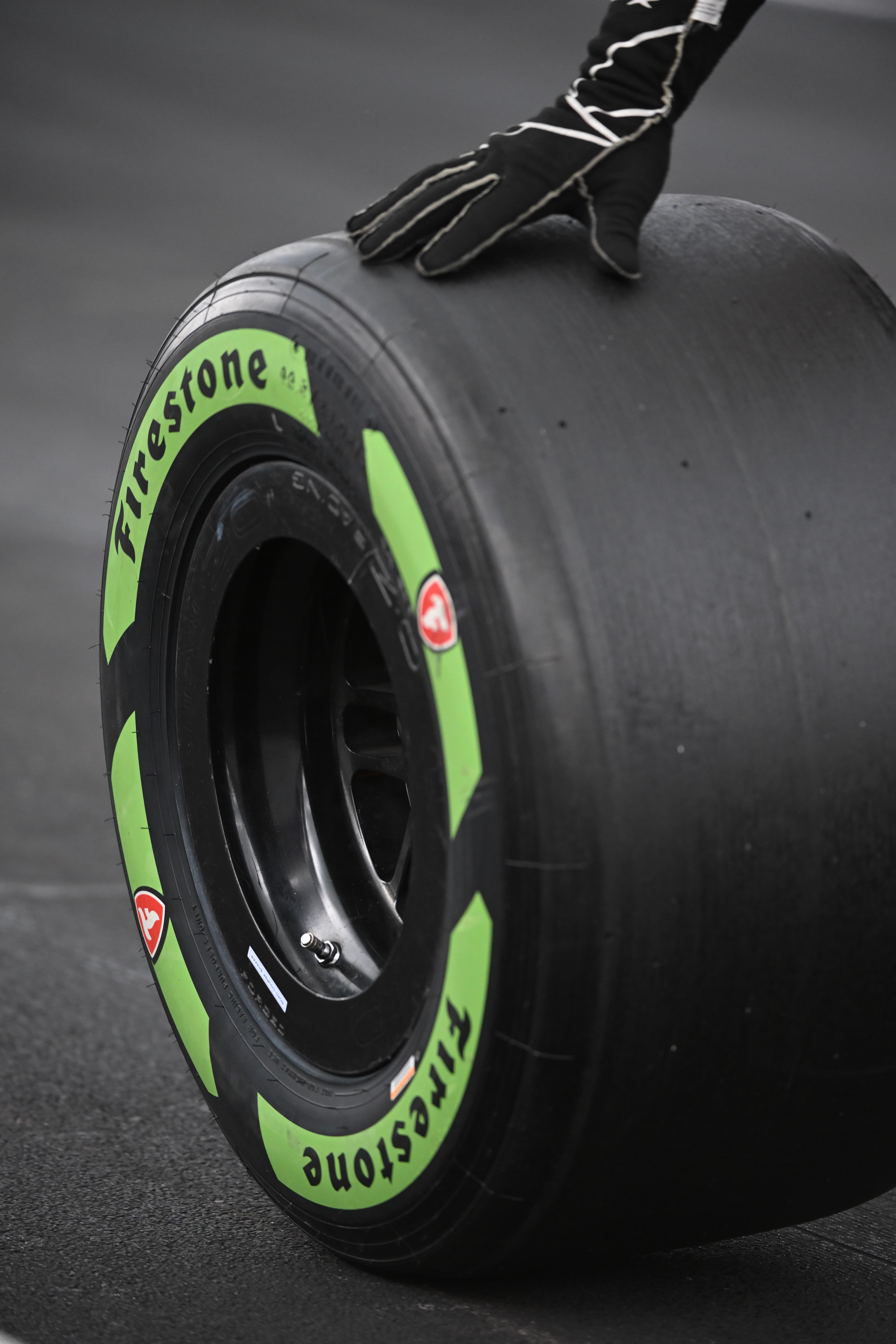 3 Firestone Tires used for Gallagher Grand Prix